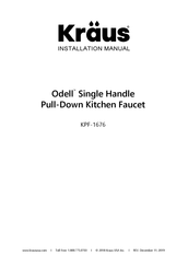 Kraus Odell KPF-1676SFS Installation Manual