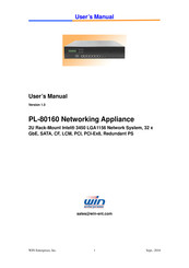Win Enterprises PL-80160 User Manual
