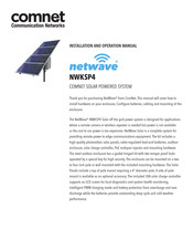 Comnet netwave NWKSP4 Installation And Operation Manual
