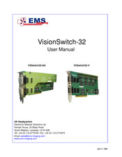 EMS VisionSwitch-32 VXSwitch32-SA User Manual