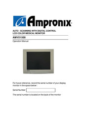 Ampronix AMVX1508 Operation Manual