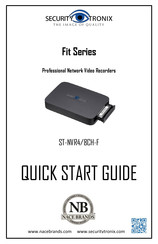 Nace Security Tronix Fit ST-NVR4/8CH-F Quick Start Manual