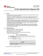 Texas Instruments ATL431EVM User Manual