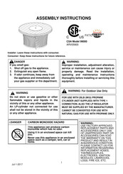 Four Seasons Courtyard 99000 Assembly Instructions Manual