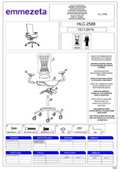 Emmezeta HLC-2588 Assembly Instructions Manual