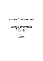 easyRAID X16P F2R4 User Manual