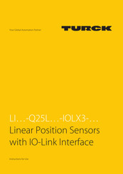 Turck LI-Q25L-IOLX3 Series Instructions For Use Manual