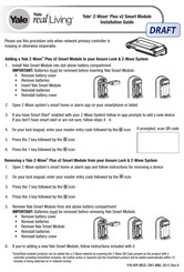 Yale Z-Wave Plus v2 Installation Manual