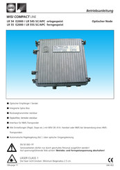 Wisi COMPACT LR 55 E2000 Operating Instructions Manual