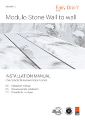ESS Easy Drain Modulo Stone Wall to wall Installation Manual