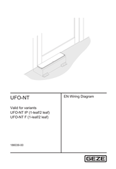 GEZE UFO-NT F Wiring Diargam