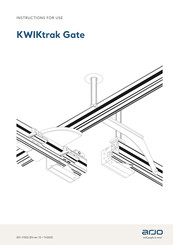 Arjo KWIKtrak Instructions For Use Manual