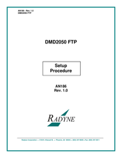 Radyne DMD2050 Setup Procedure