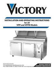 Victory VPPD72HC-3 Installation And Operating Instructions Manual