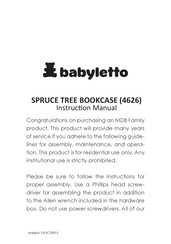 Babyletto 4626 Instruction Manual