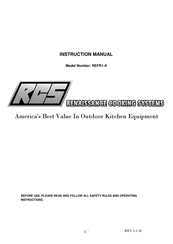 RCS REFR1-A Instruction Manual