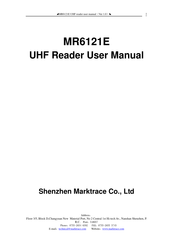 Marktrace MR6121E User Manual