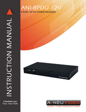 A-Neuvideo ANI-8PDU-12V Instruction Manual