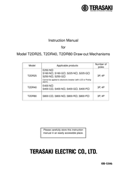 TERASAKI T2DR80 Instruction Manual