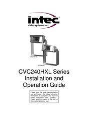 Intec CVC240SHXL Installation And Operation Manual