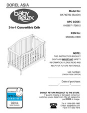Baby Relax DA7427B2 Instruction Booklet