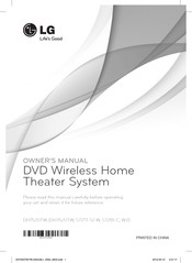 LG DH7520TW Owner's Manual