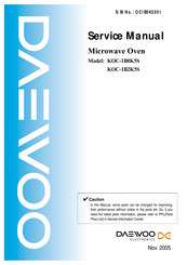 Daewoo KOC-1B2K5S Service Manual