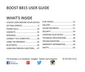 Zte BOOST B815 User Manual