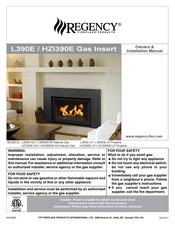 Regency Fireplace Products HZI390E-LP Installation, Commissioning And Servicing Instructions