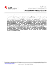 Texas Instruments DS250DF410EVM User Manual