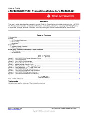 Texas Instruments LM74700DDFEVM User Manual