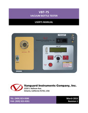 Vanguard Instruments VBT-75 User Manual