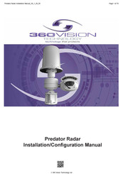 360 Vision Predator Radar Installation & Configuration Manual