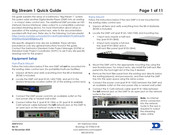 Daktronics Big Stream 1 Quick Manual