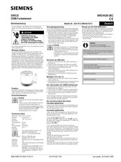 Siemens SIRIUS 8ZX1012-0WD44-0CA1 Operating Instructions Manual