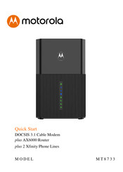 Motorola MT8733 Quick Start Manual