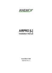 ANEMOI AIRPRO 700 L Installation Manual