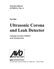 AVO 569001 Instruction Manual