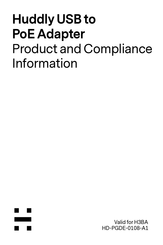 Huddly HD-PGDE-0108-A1 Product Information