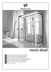 Novellini Nexis Dual P80 Instructions For Installation, Use And Maintenance Manual