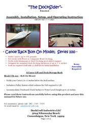 DockCraft 100 Series Manual