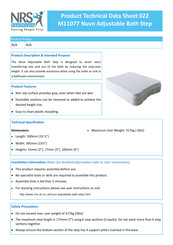 Nrs Healthcare M11077 Product/Technical Bulletin
