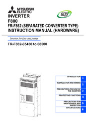 Mitsubishi Electric FR-F862 Instruction Manual