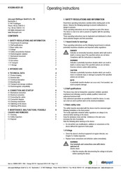ebm-papst K1G200-AD31-02 Operating Instructions Manual