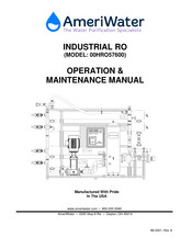 AmeriWater 00HRO57600 Operation & Maintenance Manual