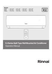 Rinnai CJ Series Operation Manual