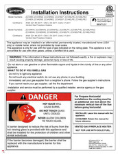 Kingsman ZCV42LPHE2 Installation Instructions Manual