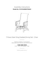 Royal Garden FCS70438RSTRGDS Assembly Instructions Manual