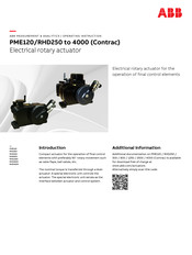 ABB RHD4000 Operating	 Instruction