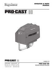 Degelman PRO-CAST 80 Operator's & Parts Manual